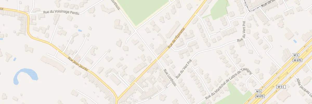Plan du 69 Rue de l’Épinette à Mouvaux