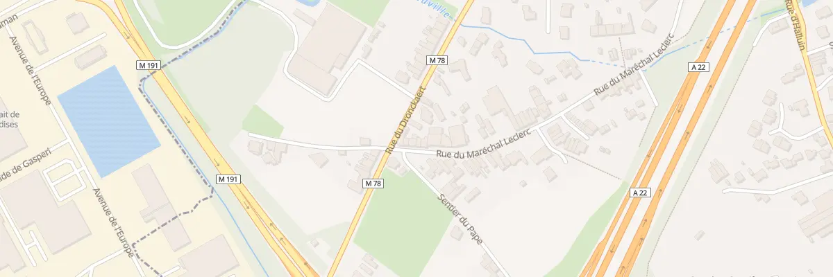 Plan du 50B Rue du Maréchal Leclerc à Neuville-en-Ferrain