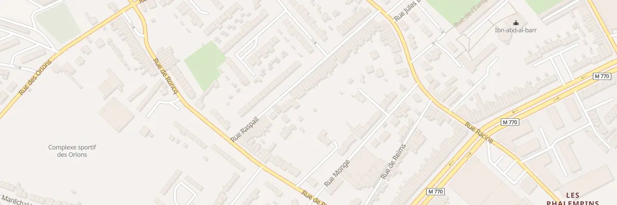 Plan du 48 Rue Raspail à Tourcoing