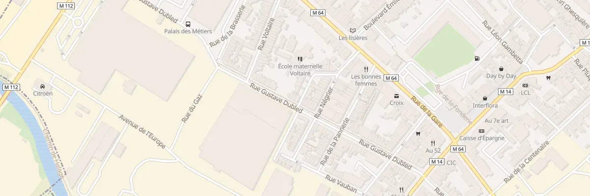 Plan du 70 Rue Gustave Dubled à Croix