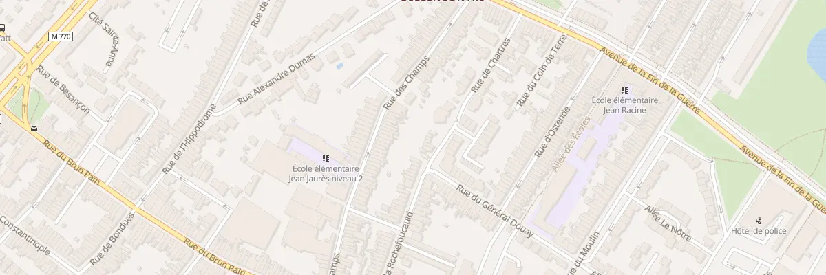 Plan du 90 Rue des Champs à Tourcoing