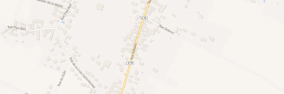 Plan du 23 Rue Voltaire à Vinneuf