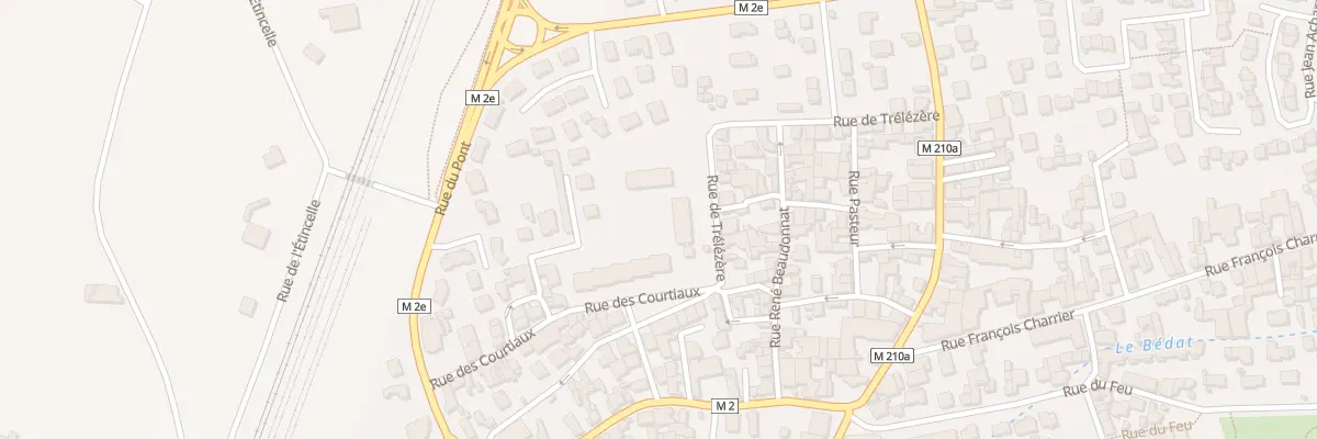 Plan du 9011 Rue de Trélézère à Gerzat