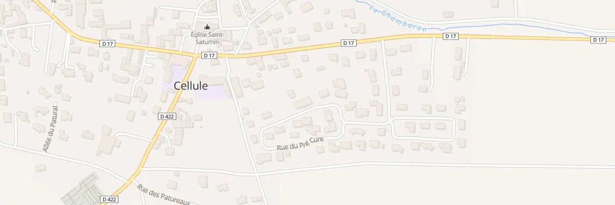 Plan du 16 Rue des Littes à Chambaron sur Morge