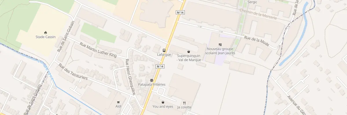 Plan du 218 Rue Jean Jaures à Villeneuve-d’Ascq