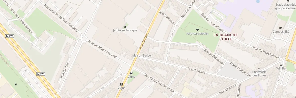 Plan du 113 Rue de Paris à Tourcoing