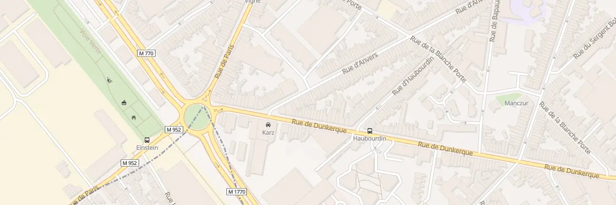 Plan du 165 Rue d’ Anvers à Tourcoing