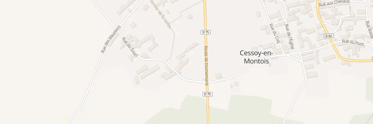 Plan du 17 Rte de Donnemarie à Cessoy-en-Montois