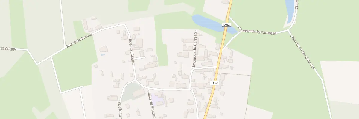 Plan du 1 Imp du Carreau à Quierzy