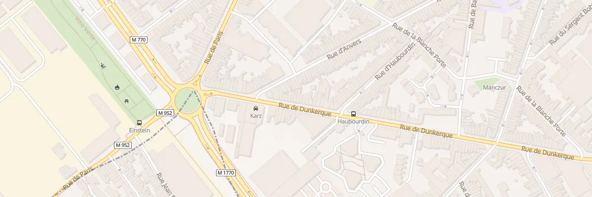 Plan du 134 Rue de Dunkerque à Tourcoing
