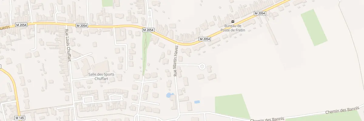 Plan du 1T Rue Martin Havez à Fretin