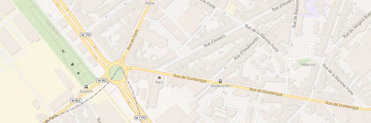 Plan du 161 Rue d’ Anvers à Tourcoing