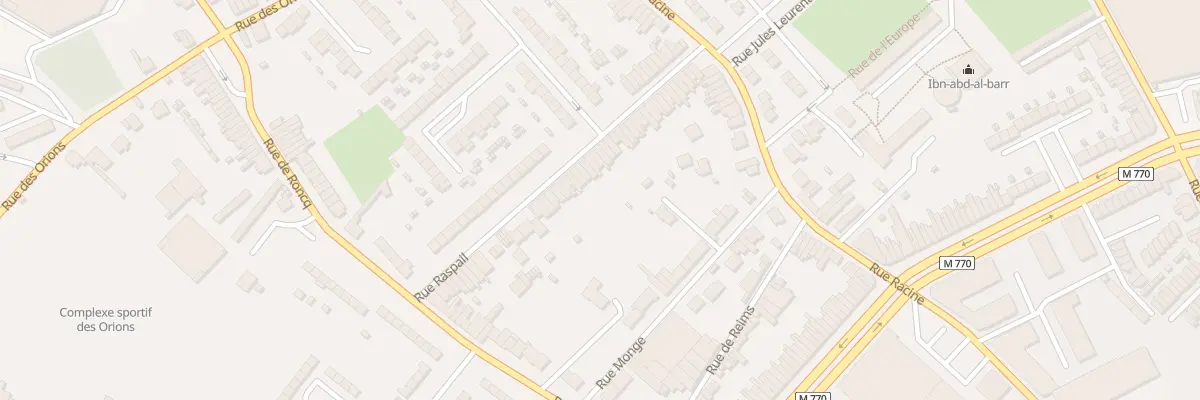 Plan du 60 Rue Raspail à Tourcoing