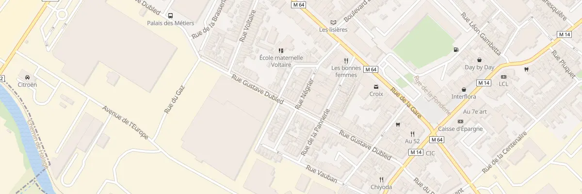 Plan du 60 Rue Gustave Dubled à Croix