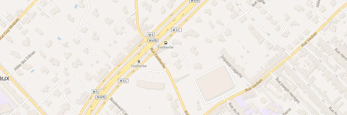 Plan du 52T Rue Faidherbe à Mouvaux