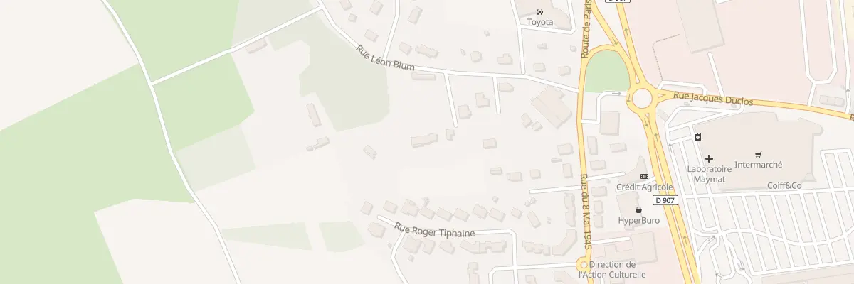 Plan du 21 Rue Léon Blum à Varennes-Vauzelles