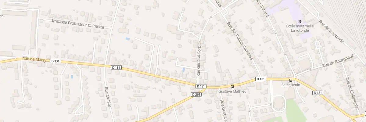Plan du 42T Rue Général Sorbier à Nevers