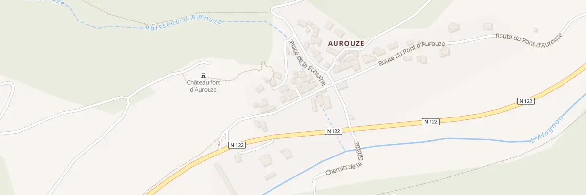 Plan du 22 Rte du Pont d’Aurouze à Molompize