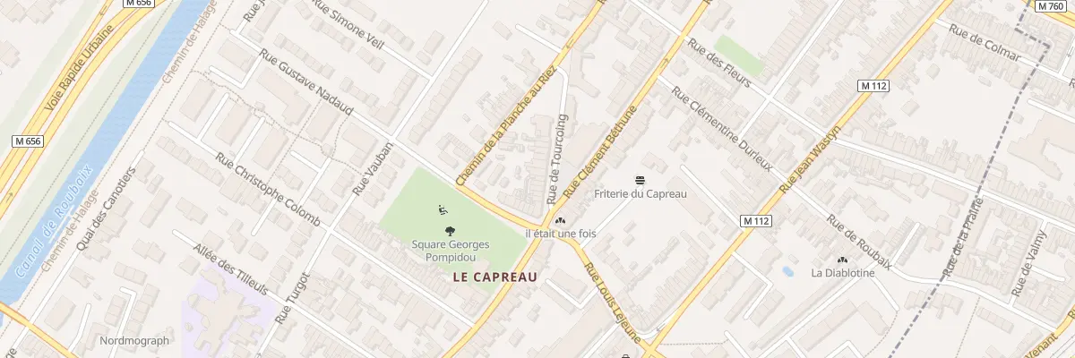 Plan du 11 Rue de Tourcoing à Wasquehal