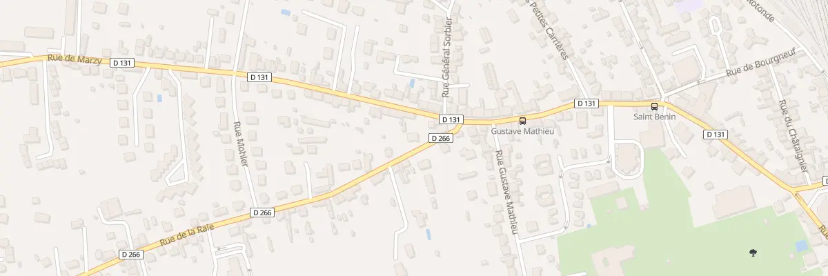 Plan du 5 Rue de la Raie à Nevers