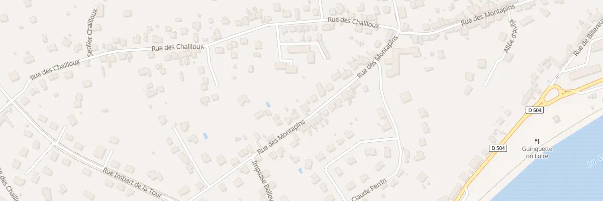 Plan du 74 Rue des Montapins à Nevers