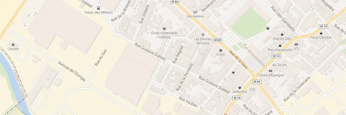 Plan du 58 Rue Gustave Dubled à Croix