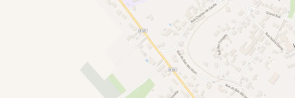 Plan du 6 Rue Charles de Gaulle à Vermand