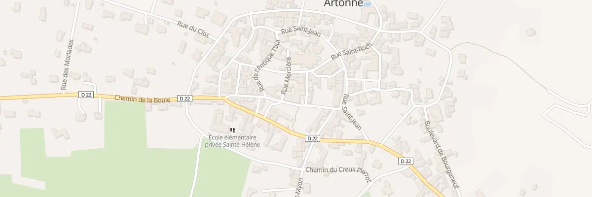 Plan du 15 Rue du Cours à Artonne
