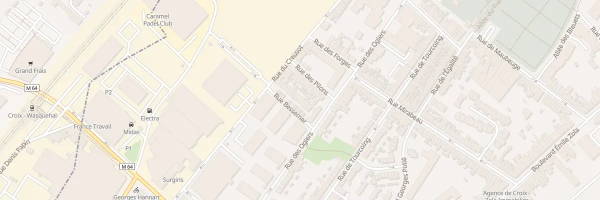 Plan du 12 Rue Bessemer à Croix