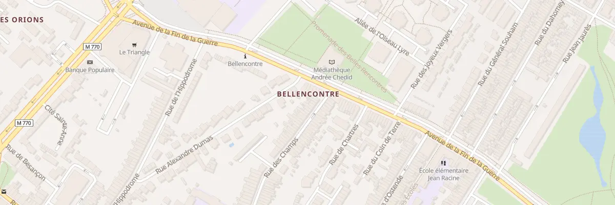 Plan du 145 Rue des Champs à Tourcoing