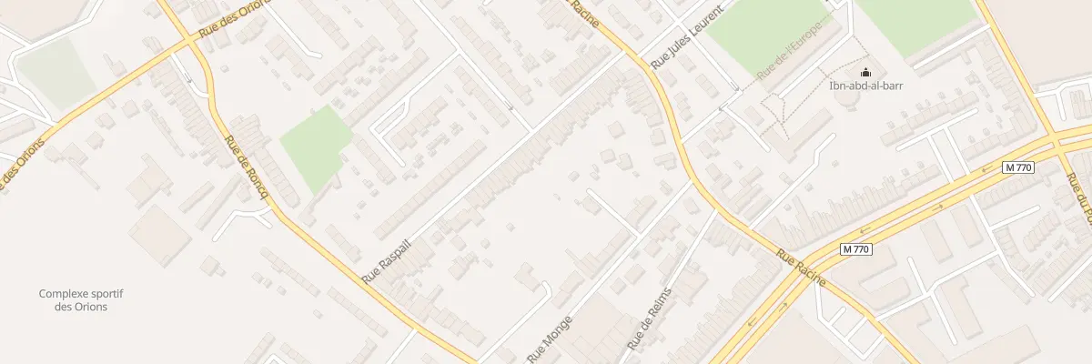 Plan du 76 Rue Raspail à Tourcoing