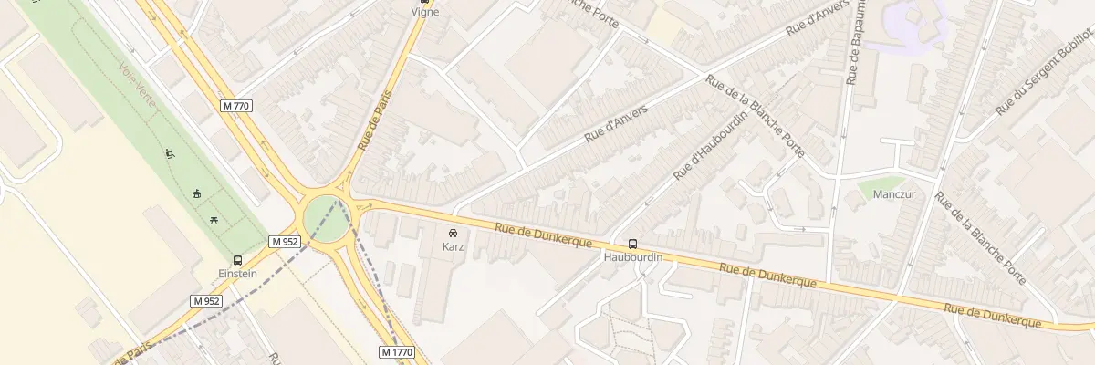 Plan du 155 Rue d’ Anvers à Tourcoing
