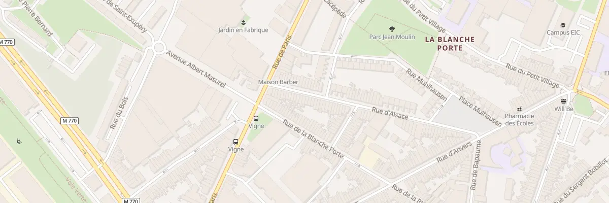 Plan du 97 Rue d’ Alsace à Tourcoing