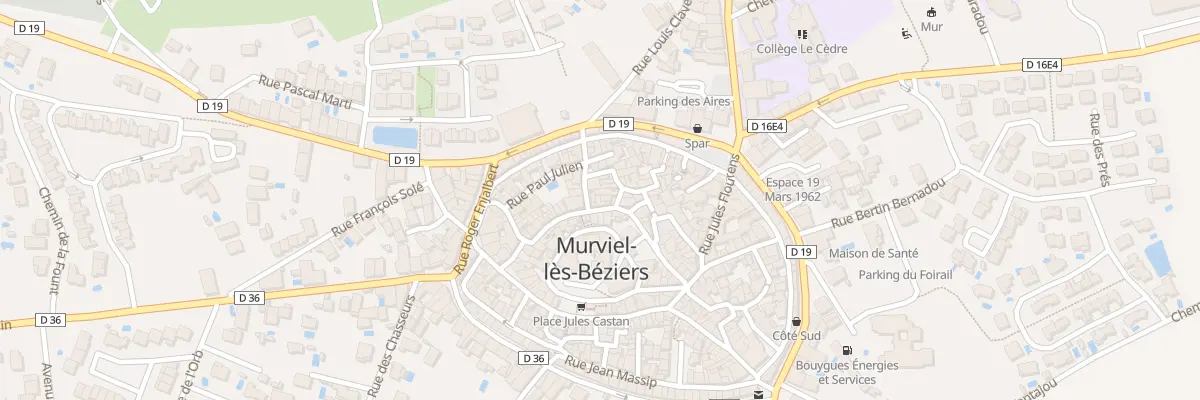 Plan du 5 Rue Cuny Paul à Murviel-lès-Béziers