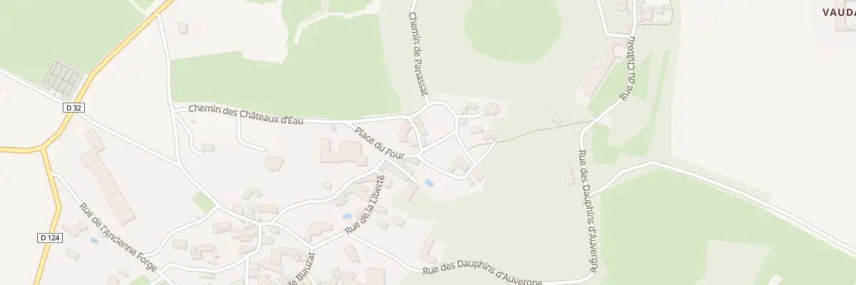 Plan du 9002 Rue du Four à Vodable