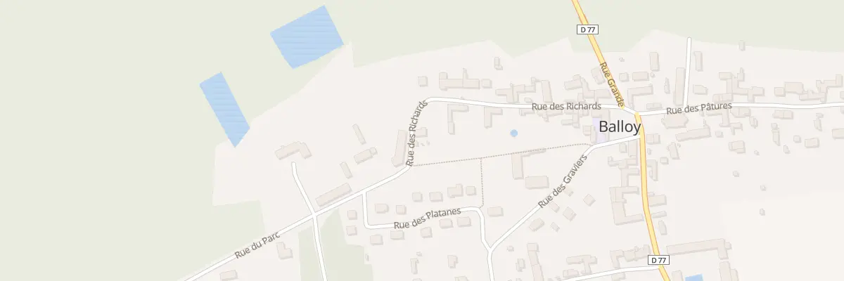 Plan du 21 Rue des Richards à Gravon