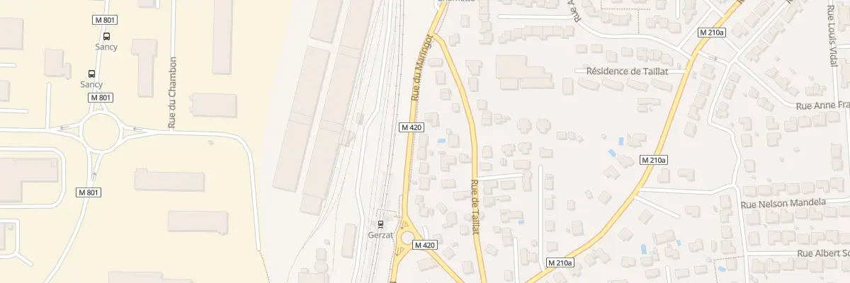 Plan du 10 Rue du Maringot à Gerzat