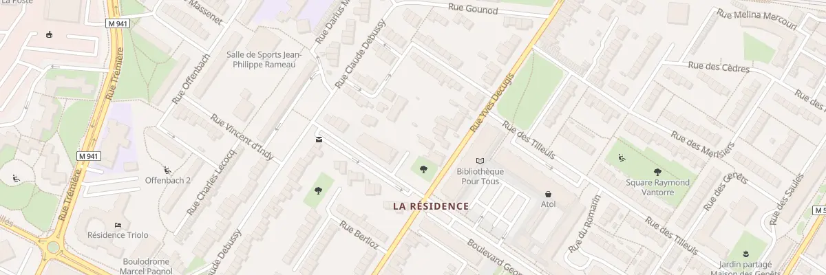 Plan du 36 Rue Yves Decugis à Villeneuve-d’Ascq