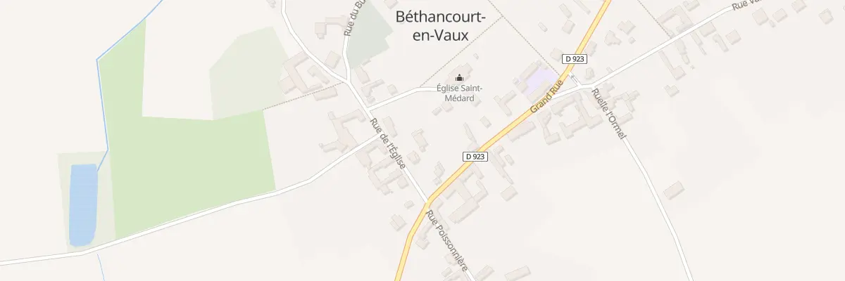 Plan du 2B Rue de l’Eglise à Béthancourt-en-Vaux