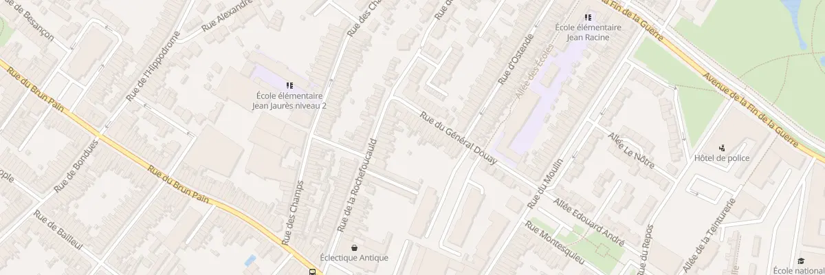 Plan du 55 Rue du Général Douay à Tourcoing