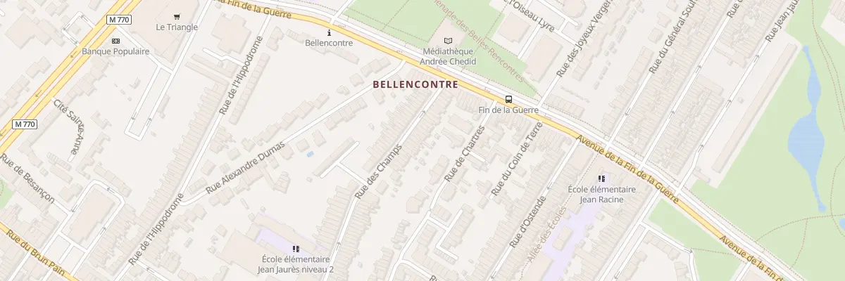 Plan du 142 Rue des Champs à Tourcoing