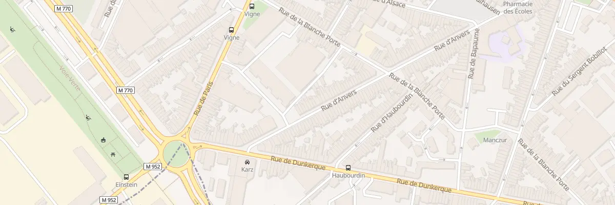 Plan du 130 Rue d’ Anvers à Tourcoing