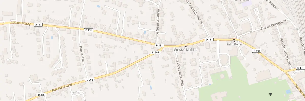 Plan du 3 Rue de la Raie à Nevers