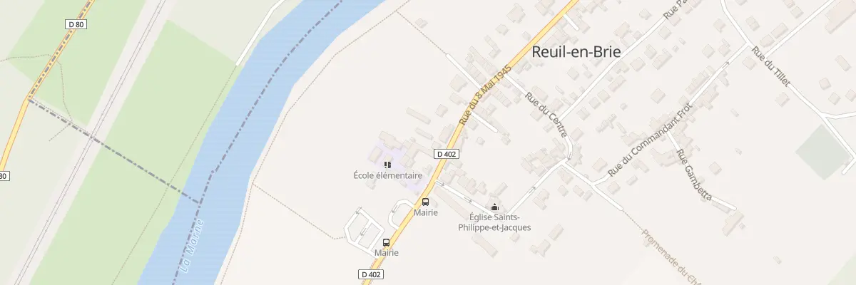 Plan du 72 Rue du Huit Mai 1945 à Reuil-en-Brie