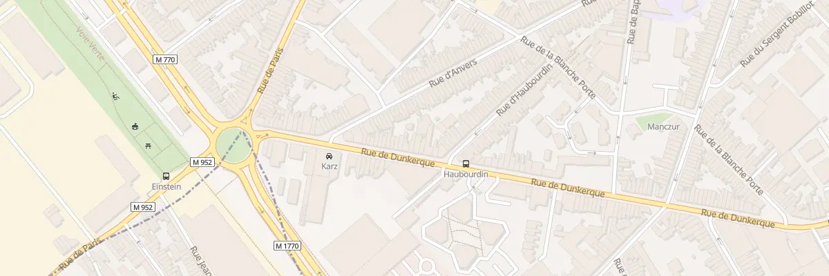 Plan du 122 Rue de Dunkerque à Tourcoing