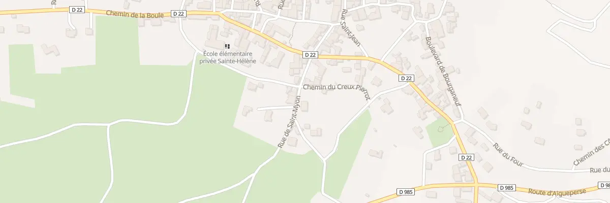 Plan du 1 Rue de Saint-myon à Artonne
