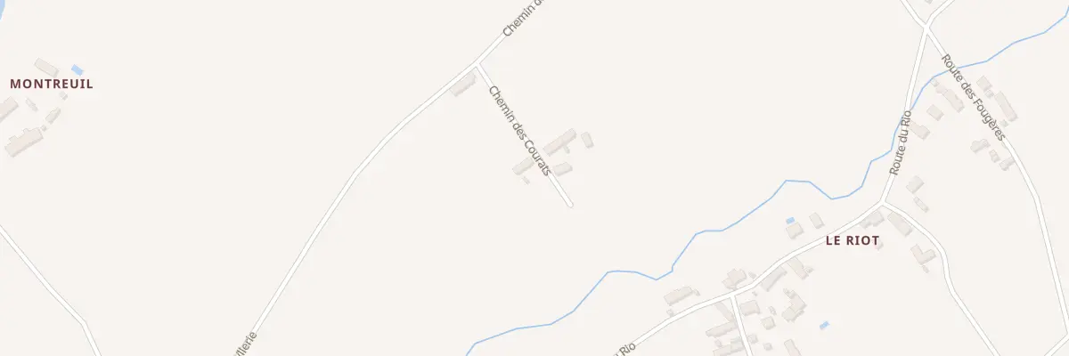 Plan du 110 Che des Courats à Chantenay-Saint-Imbert