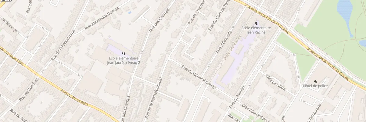 Plan du 44 Rue du Général Douay à Tourcoing