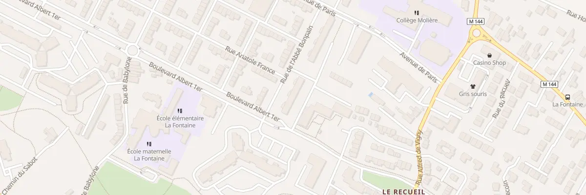 Plan du 2 Rue de l’Abbe Bonpain à Villeneuve-d’Ascq