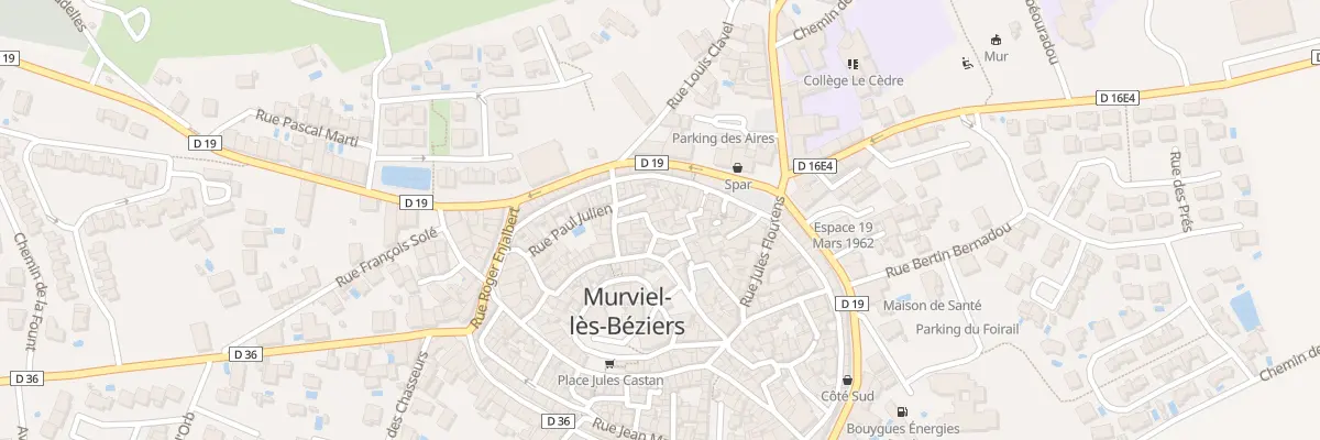 Plan du 9 Rue Maurel Elie à Murviel-lès-Béziers